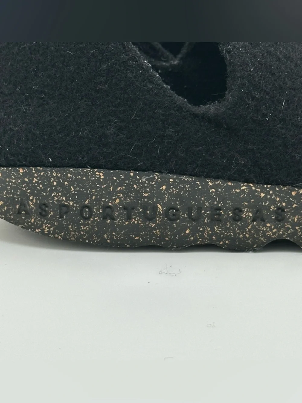ASPORTYGUESAS Fly LondonPortugal Egofriendly Footwear Black Wool Felt Sz 39 city - Picture 5 of 12